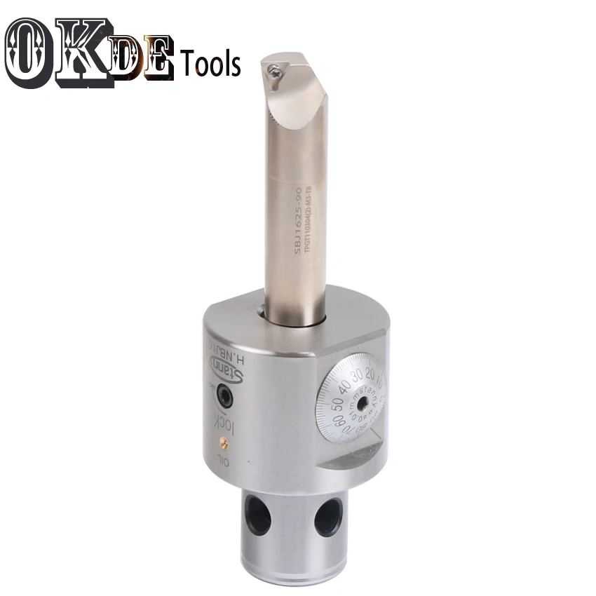 

NBJ16 Micro Universal Boring Head Set with BT30 Shank Adjustable Boring Bar Cutters for Milling Machine with 6-51mm Boring Range