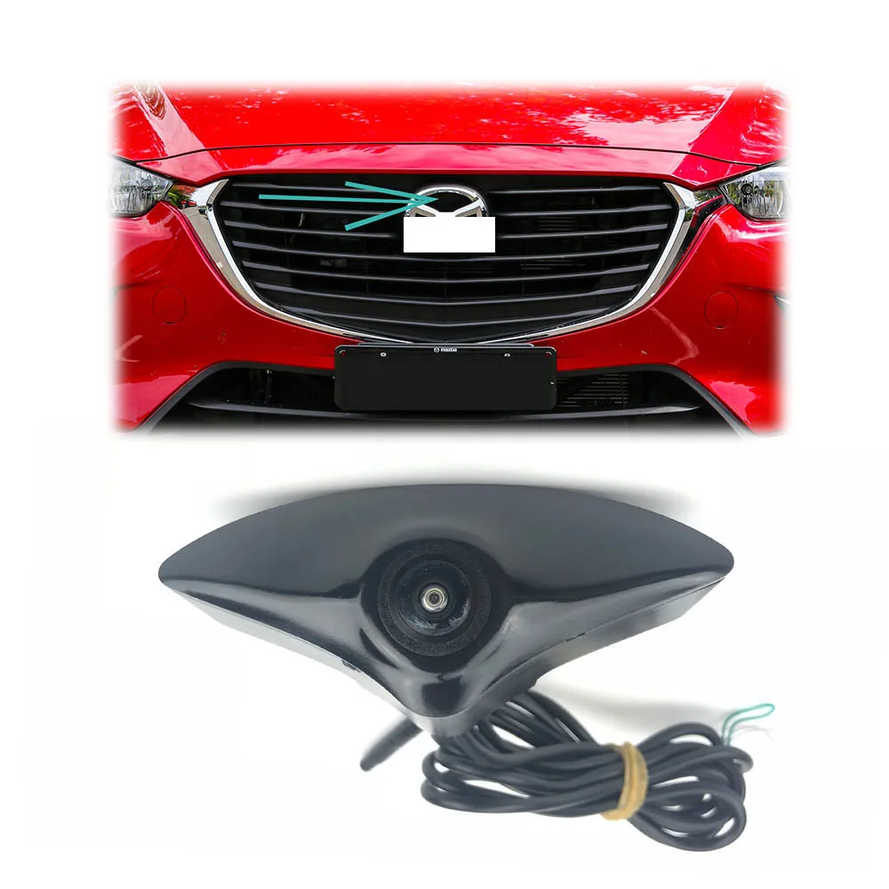 JIAYITIAN Car Front Camera for Mazda cx3 cx-3 DK 2015 2016 Fish eye Lens CCD Night Vision Forward Logo Camera