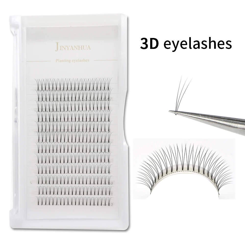 2d/3d/4d/5d 12 Lines Premade Volume Fans Individual Lashes Pre Made Russian Volume Fan Eyelash Extension Faux Mink