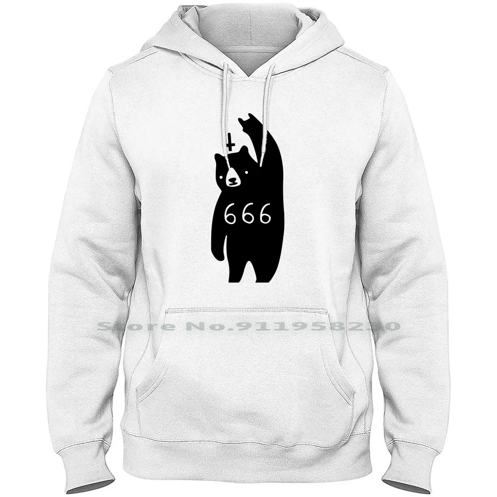 

Funny Black Bear Metal Hoodie Sweater 6XL Big Size Cotton Slogan Parody Panda Metal Black Logan Humor Tage Bear Lack Joke Fun