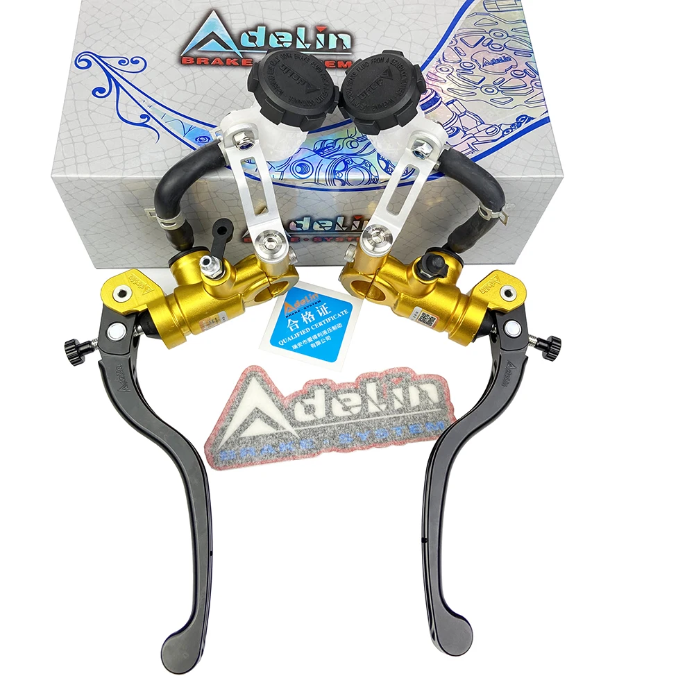 Adelin 19mm Motorcycle Brake Clutch Master Cylinder Hydraulic Pump handle For Honda R6 Fz6 Gsxr600 Zx-6r Z800 Yamaha Kawasaki