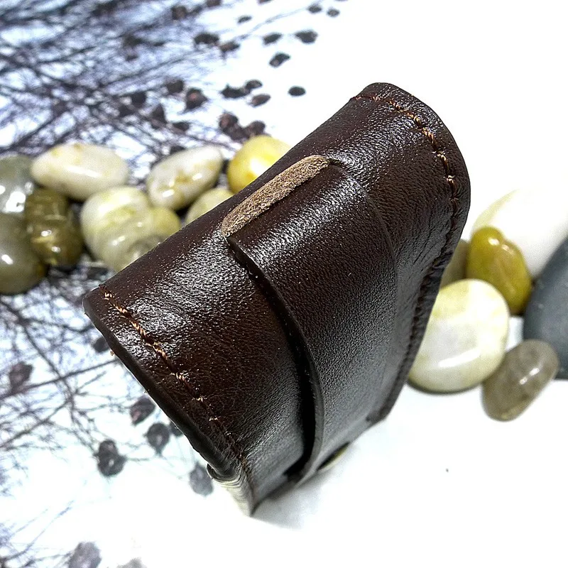 blongk Mini Key Bag Leather Key Case Pull-out Keys Pouch Small Keys Holder Organizer Holding 7 keys Men Women 1861S