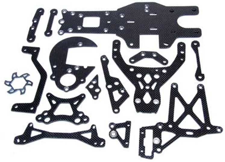 Carbon Fibre Lightweight Support Kit For 1/5 ROFUN HPI BAJA 5B 5T 5SC