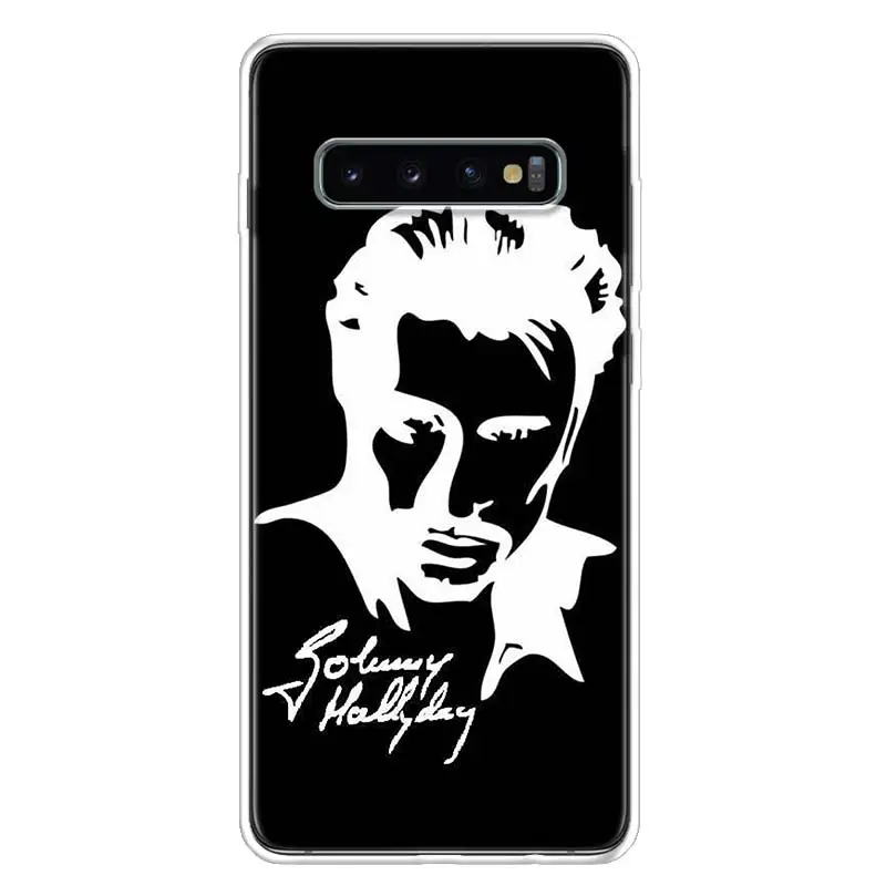 Johnny Hallyday Music For Samsung Galaxy S24 S23 S21 S22 Ultra S10 Plus S20 FE Phone Case S10E S8 S9 + Housing Shell Coque