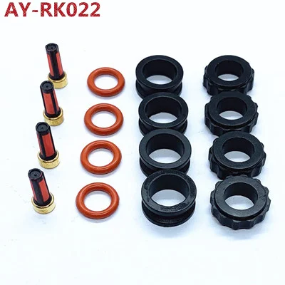 Free Shipping 4sets  Fuel Injector Repair Kit For Mazda 626 2.0L Protege1.8 L Mitsubishi Service kit  AY-RK021 RK022