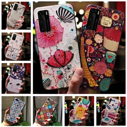 For Samsung Galaxy S20 FE Case 3D Emboss Relief Soft Silicone Phone Cases For Samsung S20 FE S20FE S 20 Ultra S20Plus TPU Cover