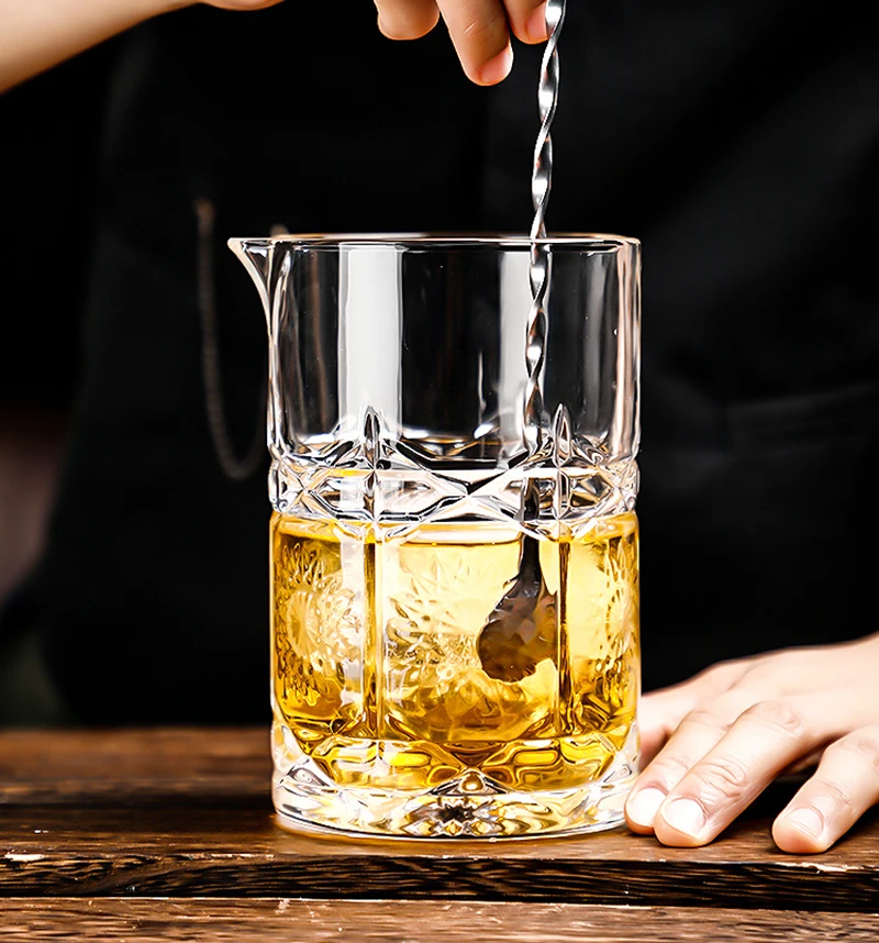 700ml Glass Studded Cocktail Mixing Glass