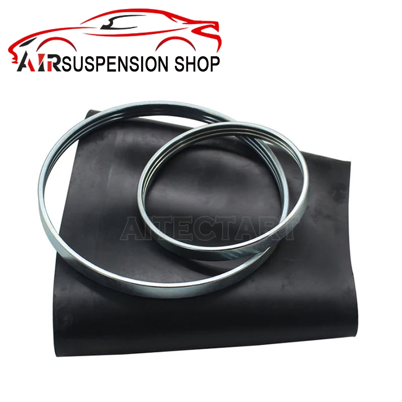 2x Rear Air Sleeve With Rings For Mercedes S CL Class W221 W216 OEM 2213205513 2213205613 Air Suspension Kit Car Accessories