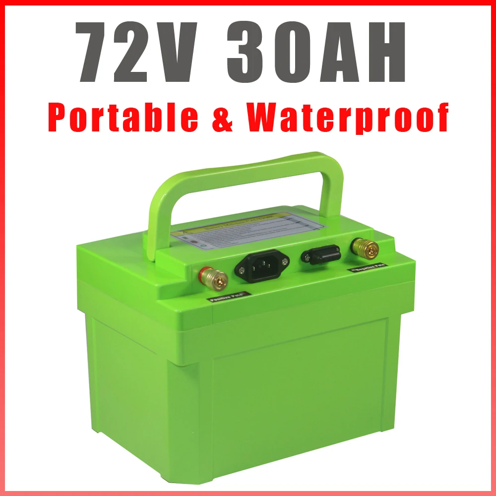 72V 30AH Lithium battery with 3000W BMS 84V 5A Charger