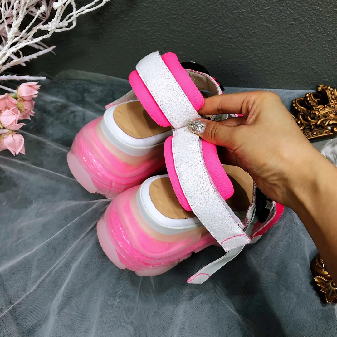 Summer Women Sandals Thick Soled Shoes Fashion Womans Lady Casual High Platform Shoes Outdoor Luxury Brand Unique Design Slides