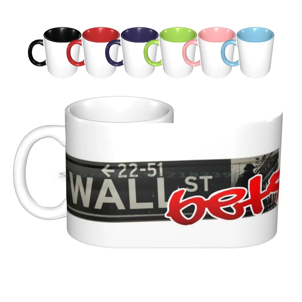 Official Wallstreetbets Logo Ceramic Mugs Coffee Cups Milk Tea Mug R Wallstreetbets Wallstreetbets Wsb Creative Trending