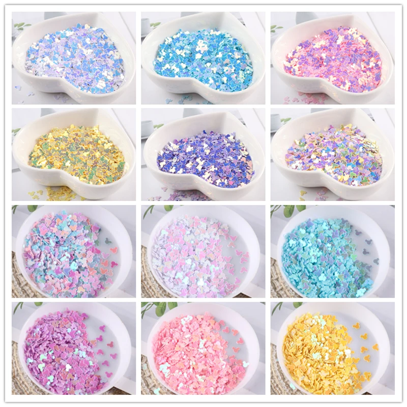 10g/Bag Mickey Head Sequine PVC Sequin Costumes Hand-Stitched Paillettes DIY Wedding Decorative Nail Art Lentejuelas Accessories