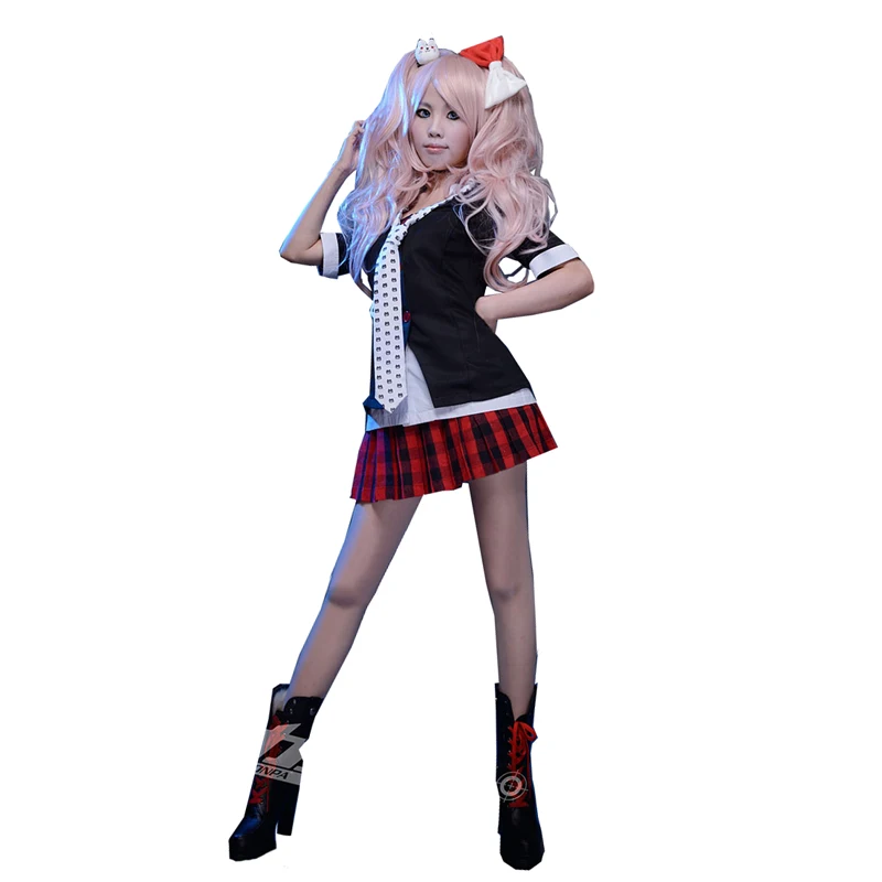 

Anime Junko Enoshima Emboitement Inushio Kimuchi Dangan Ronpa Trigger Happy Havoc Cosplay Costume 110