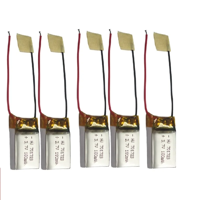 3.7V 180mAH Battery For S109G S111G X900 X901 Remote Control Helicopter 3.7 V 180 mAH 651730  5pcs