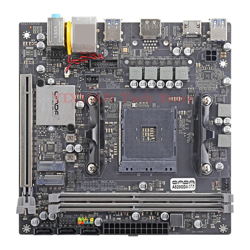 MINI motherboard Onda A520SD4-ITX all solid state AM4 computer mini desktop AMD motherboard for Ryzen cpu SATA3.0 and M.2