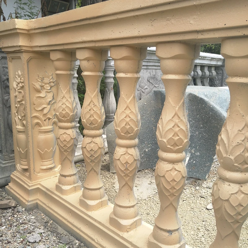 Summer Breeze Cast in Place Plastic Concrete Baluster Mold with Railing, Balcony, Fence Balustrade Moulding, 93cm/ 36.6in Tall