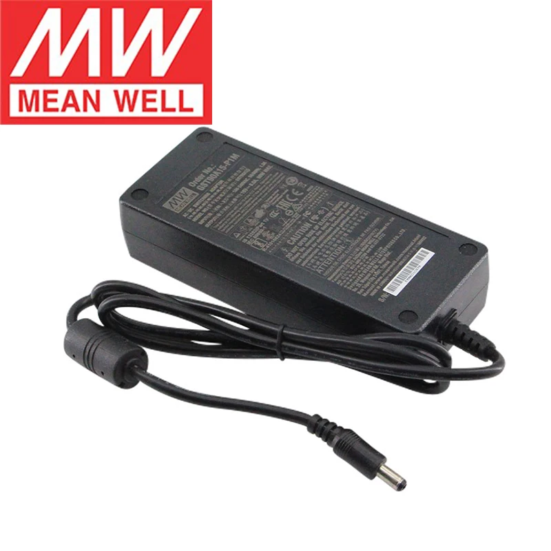 MEAN WELL GST90A15-P1M 15V 607A90W meanwell 90W Desktop Style AC to DC Reliable Green lndustrial Power Adaptor