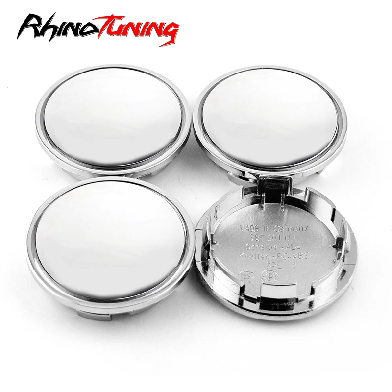 4pcs 66mm Wheel Center Cover For #3B7601171 Silver Rim Caps Modification Auto Vehicle Accessories