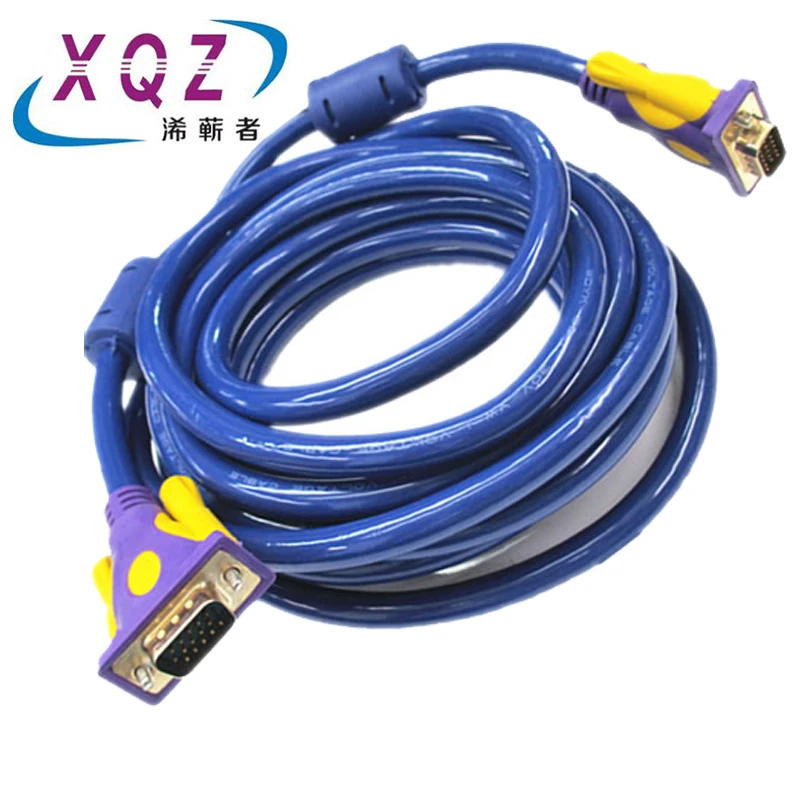

Кабель VGA 3 + 9, кабель VGA «Папа-папа» HD15pin для ЖК-проектора, ПК, ноутбука, монитора, медь 1, 5 m3m5m10m15m20m