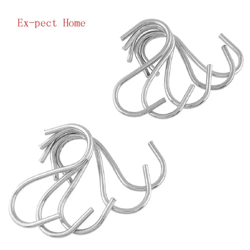 

Useful New 2000pcs S Shaped Hooks Kitchen Hanging Hanger Storage Holders Organizer Household Home Essential