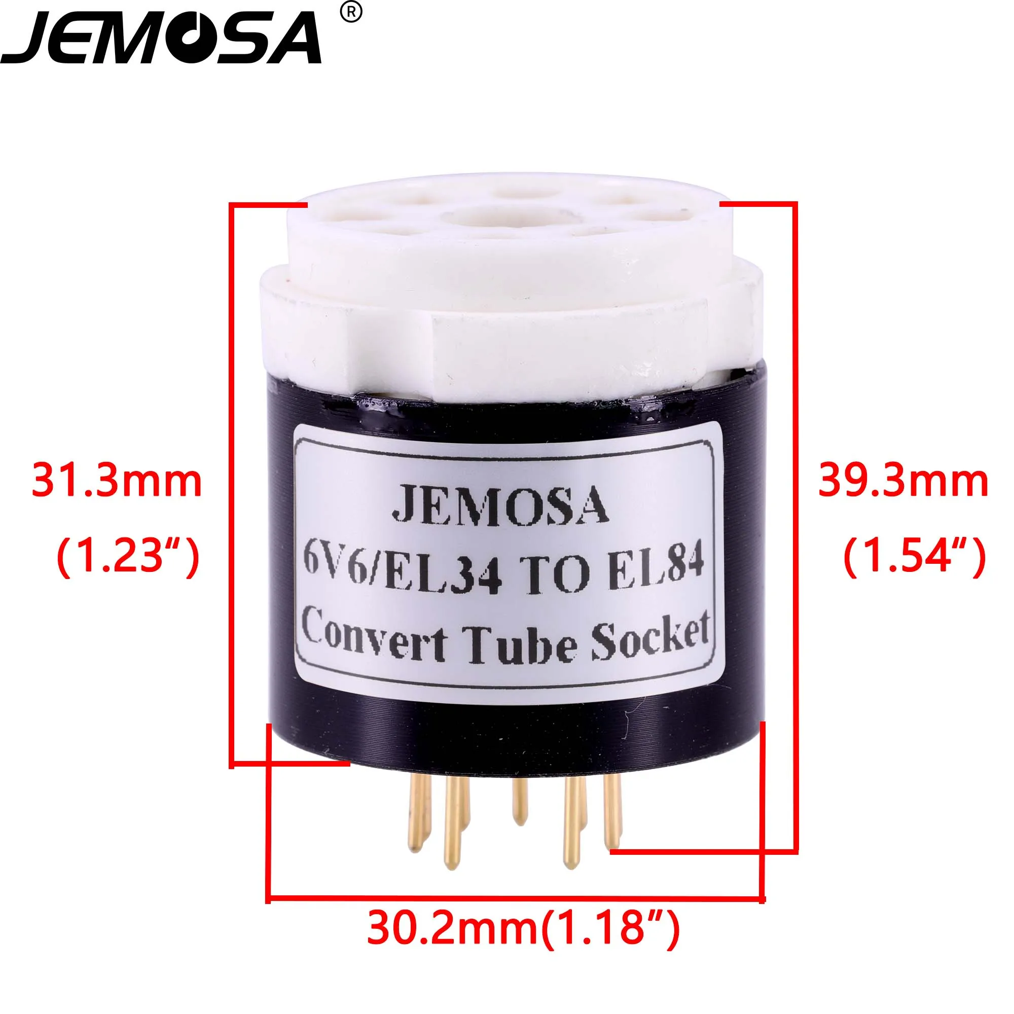 1 قطعة 6V6 6L6 6P3P 6P6P EL34 إلى EL84 6BQ5 6P14 6P15 فراغ أنبوب محول مأخذ التوصيل ايفي الصوت فراغ مُضخّم صوت تحويل المقبس