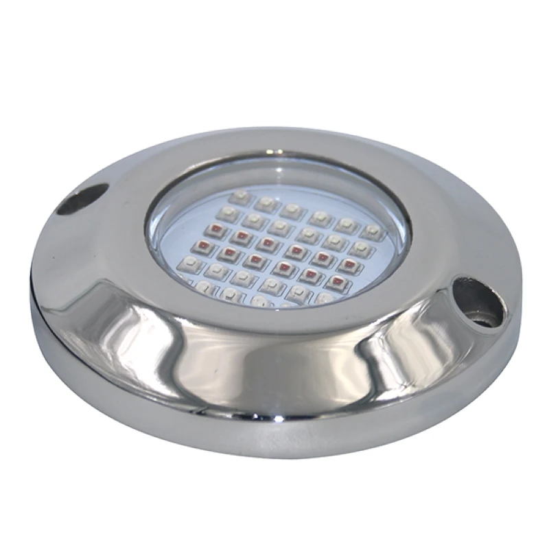 Imagem -04 - Conduziu a Lâmpada Marinha Dc12v 24v 316l de Ip68 Barco Anti-corrosão Luz Subaquática de Água Salgada Aço Inoxidável 120w