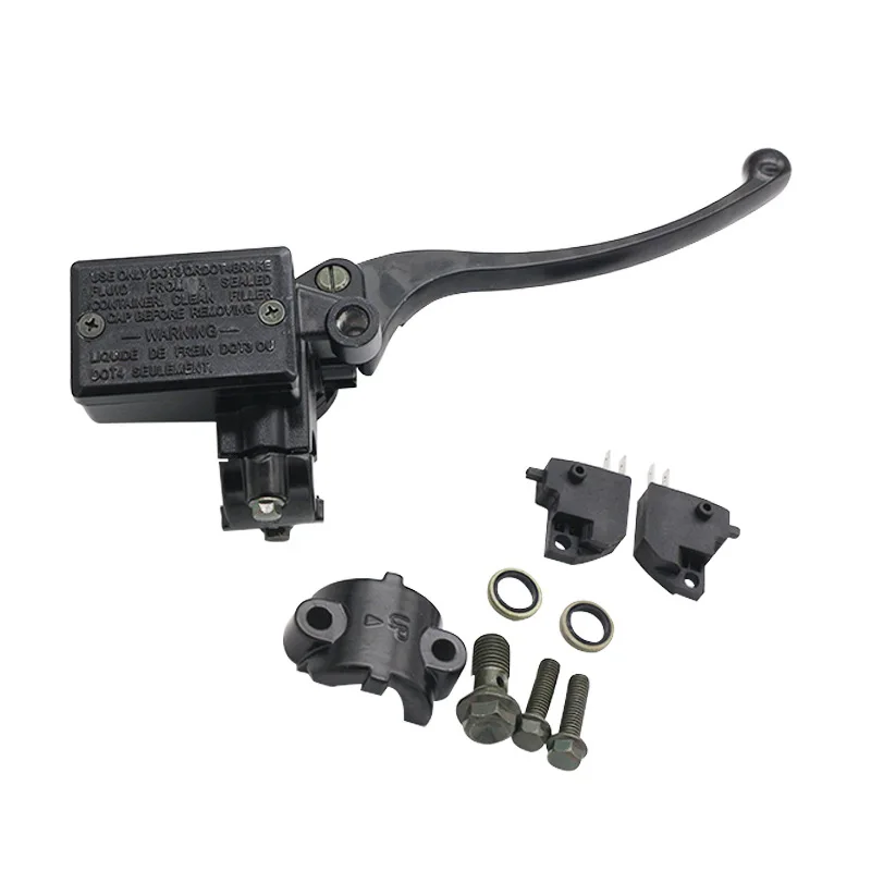 

7/8" Right Black Brake Pump Cylinder Hydraulic Brake Lever Handle For ATV TRX250 TRX300 TRX450 Disc Brake Handle Assembly