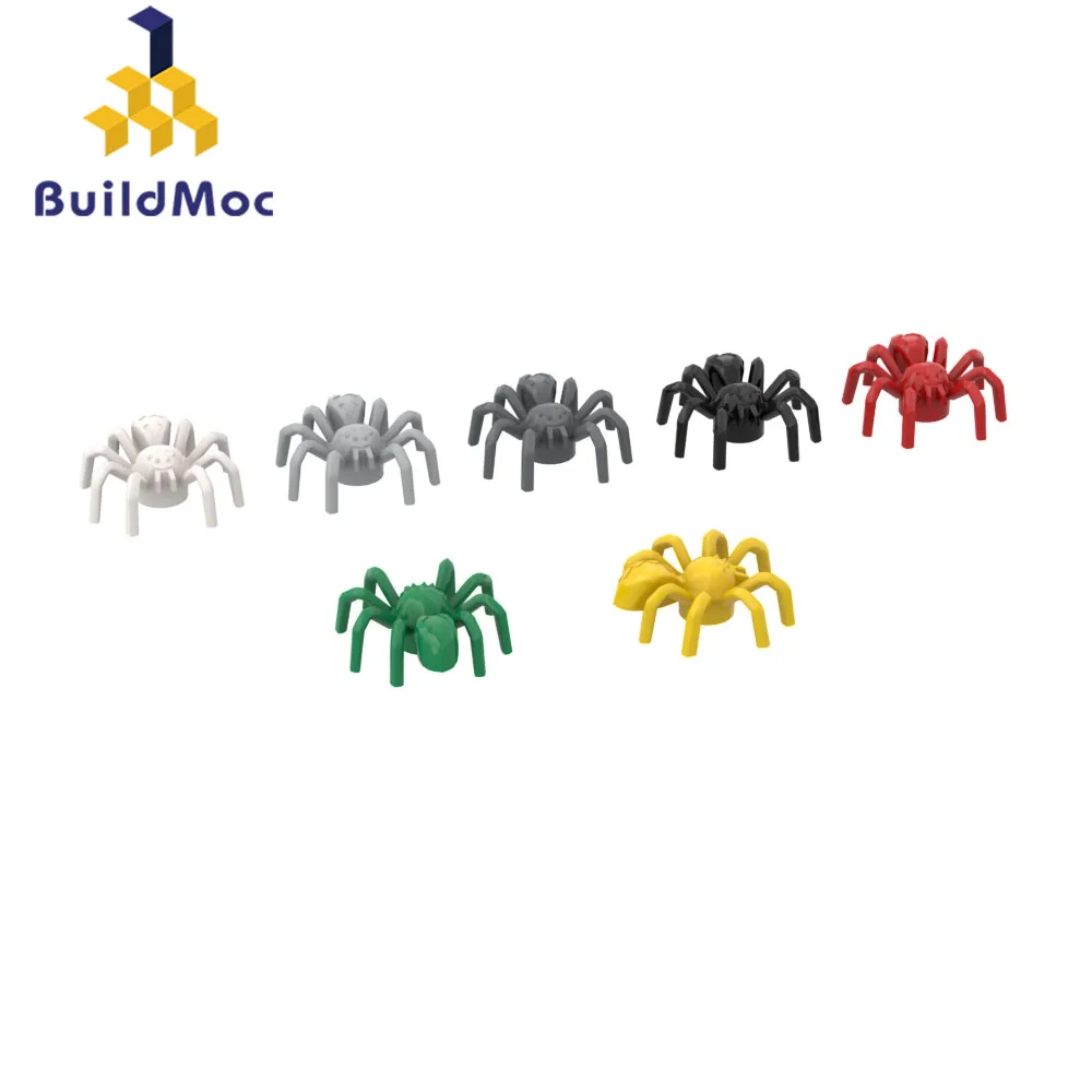 BuildMOC 29111 Spider For Building Blocks Parts DIY Construction Assemble Bricks Toys Children Birthdya Gifts