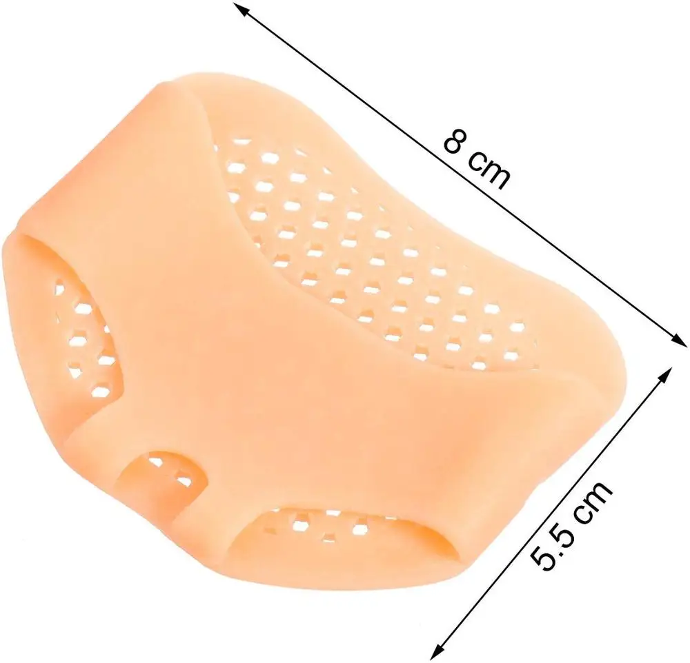 Almohadillas metatarsianas para aliviar el dolor de pies, almohadilla de Gel para el antepié, 10 pares