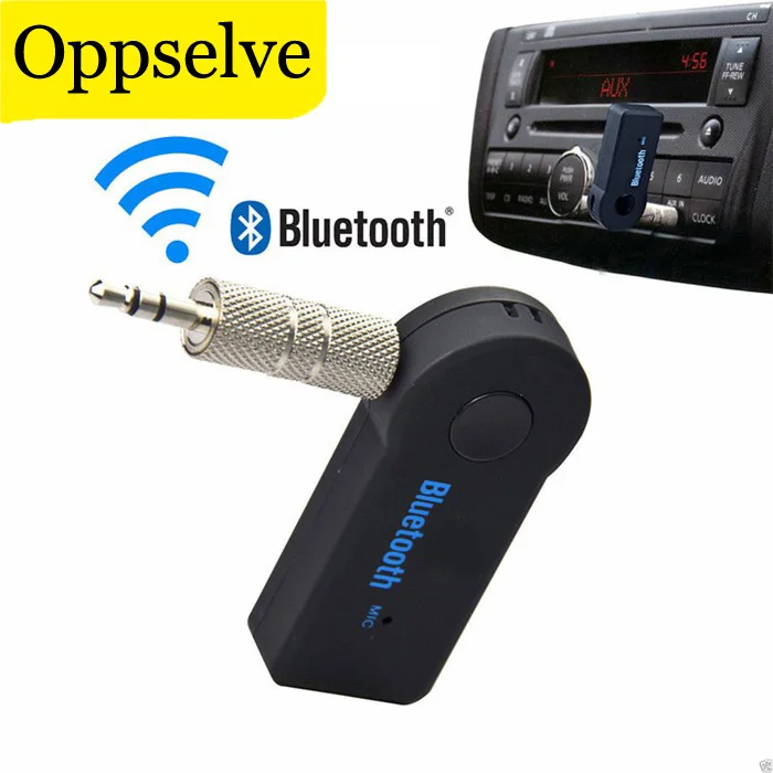 Kablosuz bluetooth araba alıcısı adaptörü 3.5mm jack kablosuz AV alıcısı-vericisi Handsfree telefon görüşmesi otomatik AUX müzik alıcısı ev TV MP3