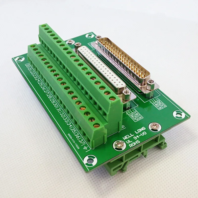 

D-SUB DB37High Quality Male / Female Header Breakout Board, Terminal Block, Connector.