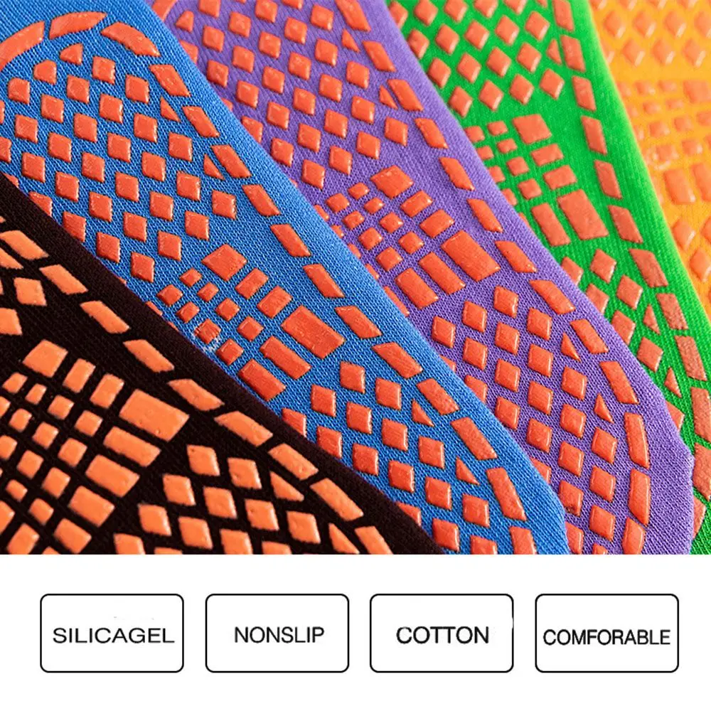 Yoga Breathable Foot Dispensing Warm Anti-slip Rubber Glue Point Early Education Socks Floor Socks