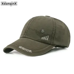 XdanqinX Men's Fashion Cotton Baseball Cap Snapback Cap Gorras Bone Masculino Adjustable Size Couples Sports Hat casquette homme