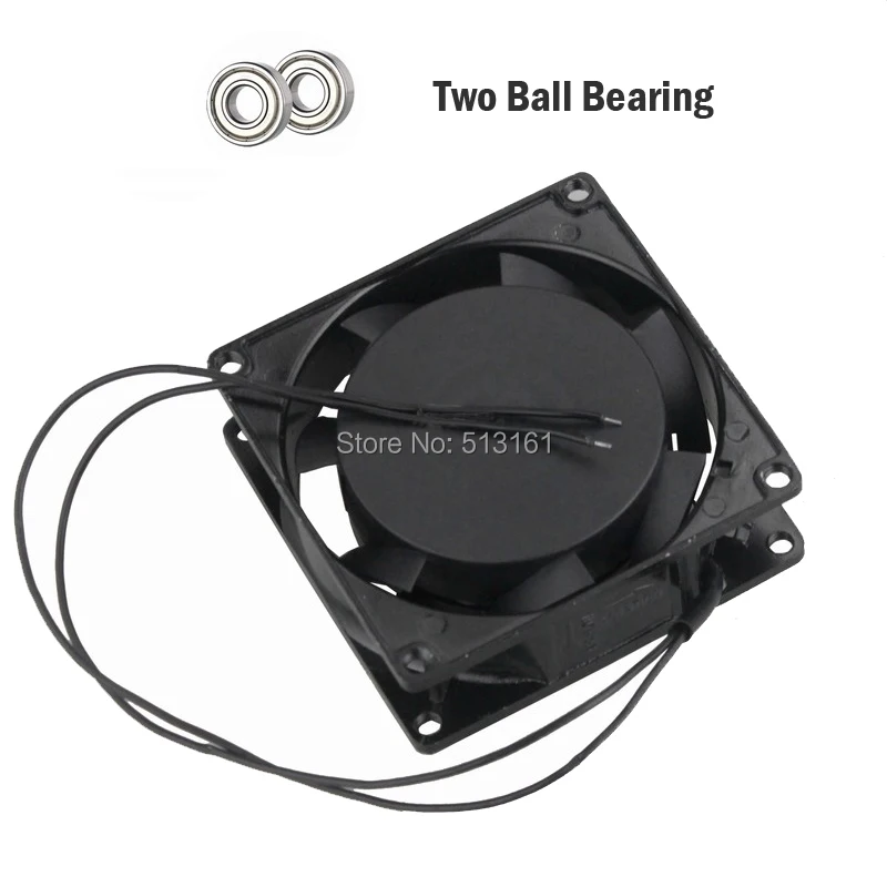 20 pieces 220V 240V 80MM 8025 8CM AC FAN 50/60Hz 2400RPM Exhaust Axial Fan PC Laptop Cooling Fan