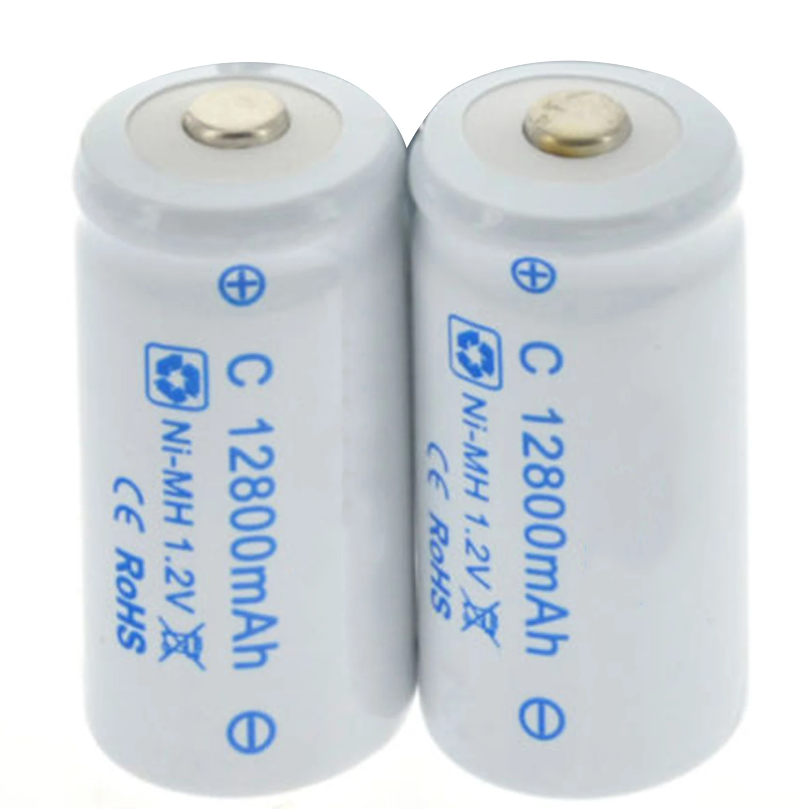 Baterías recargables de tamaño C, pilas de 12800mAh, 1,2 V, R14, célula C, NI-MH, 1-20 Uds.