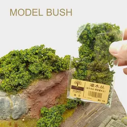 Simulación de hierba modelo de arbusto, Mini arbustos de plantas, materiales de escena militar Diy, Kits de Diorama de diseño de paisaje de construcción de ferrocarril HO