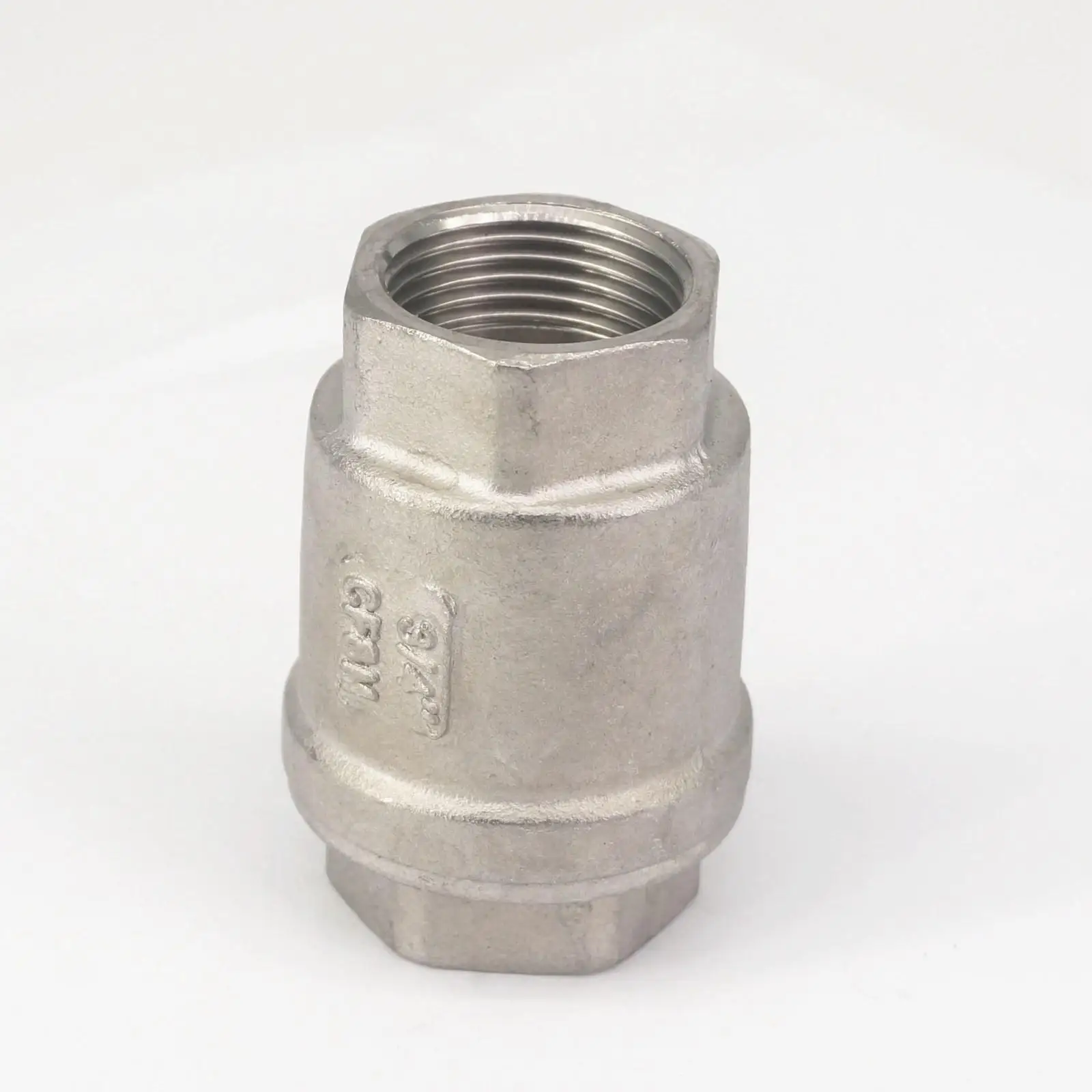 

DN20 3/4" BSP Female Thread 304 Stainless Steel Inline Spring Valve Non-return One way Valve 229 PSI