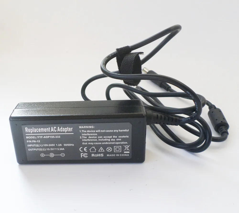 Laptop Power Charger Plug For DELL INSPIRON N5010 N5030 N5050 N7010 1400 1440 06TFFF 980 19.5V 65W PA-12 PA-2E AC/DC Adapter