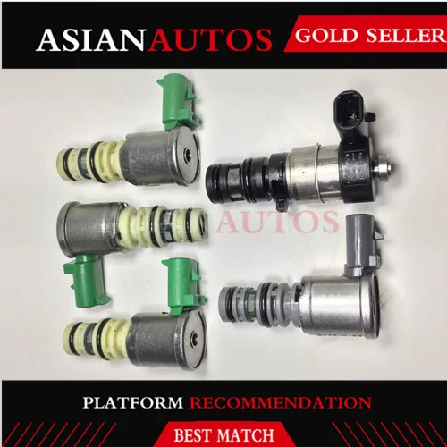 

5/Set Transmission Shift Solenoid 4L40E 4L45E 5L40E 5L50E for G M & BMW 24227792 24212690 8683187 96022804 24225825 10478146