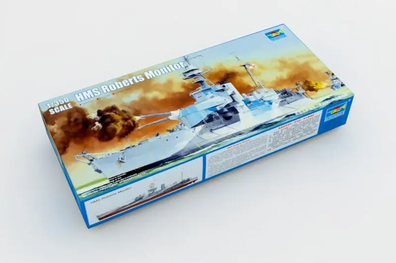 

Trumpeter 05335 1/350 HMS Roberts Monitor Ship Plastic Model Warship Kit TH06586-SMT2