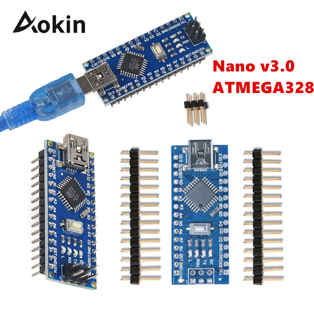 

For Arduino Nano Mini USB With bootloader for Arduino nano 3.0 controller for Arduino CH340 USB driver 16Mhz Nano v3.0 ATMEGA328