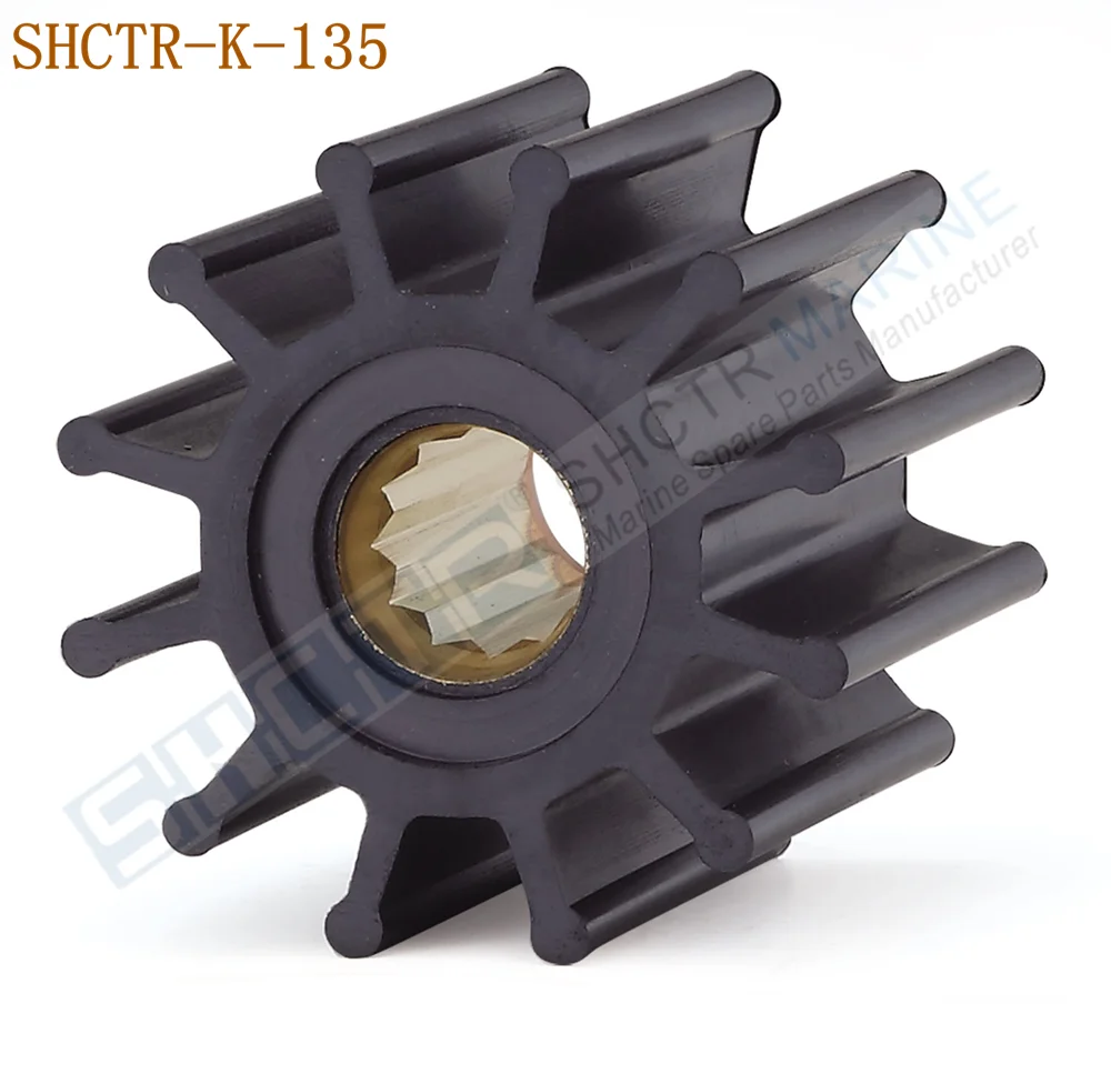 

SHCTR Flexible Impeller Kit for JABSCO13554-0001,JOHNSON09-812B,CEF500124,YANMAR119773-42600,JMP7136,DJ Pump 09-105-1201,3842786