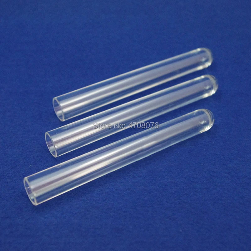 

12x60mm 100pcs/lot Plastic test tube without stopper PS material labware for scientific experiment clear lab tube round bottom