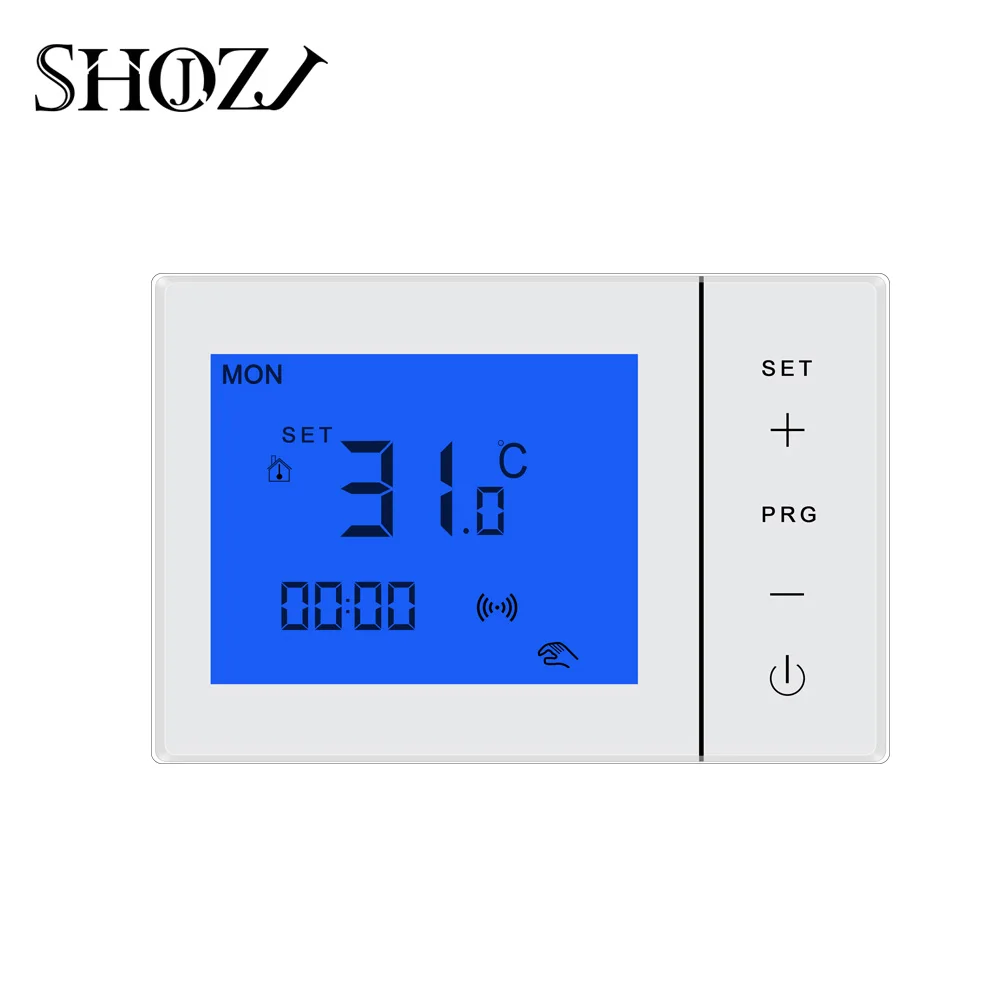 Plaque de montage Thermostat Intelligent 433 Mhz, contrôle Programmable de chaudière à gaz réglable avec récepteur émetteur RF