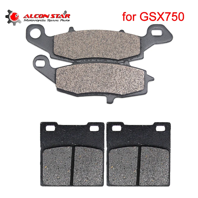 

Alconstar-для Suzuki GSX750 GSX 750 1989-2006 Комплект тормозных колодок для мотоциклов, передние дисковые тормозные колодки и задние тормозные колодки Race