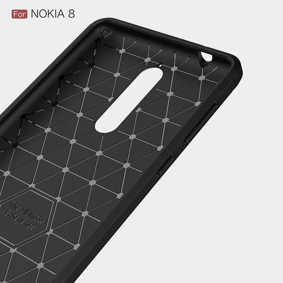 For Nokia 8 TA-1004 Case Carbon Fiber Cover For Nokia 6.1 Case Silicone Soft Capa For Nokia 7 Plus 2.1 3.1 5.1 6 2018 7Plus Case