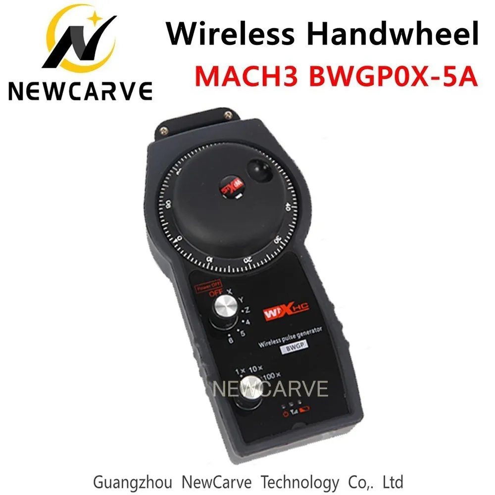 Siemens/ Mitsubishi/ Syntec/ Gskcnc Mach3 System Control Wireless Controller For CNC Handwheel BWGP0X-5A NEWCARVE