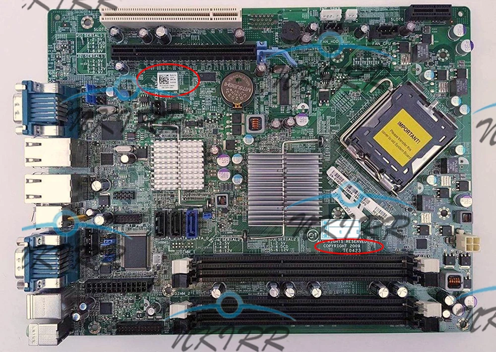 E93839 TE0423 1KD4V KKMJM YMVJ6 969CD 01KD4V 0KKMJM 0YMVJ6 0969CD DDR3 para Dell Optiplex XE 486 SFF placa base de sistema