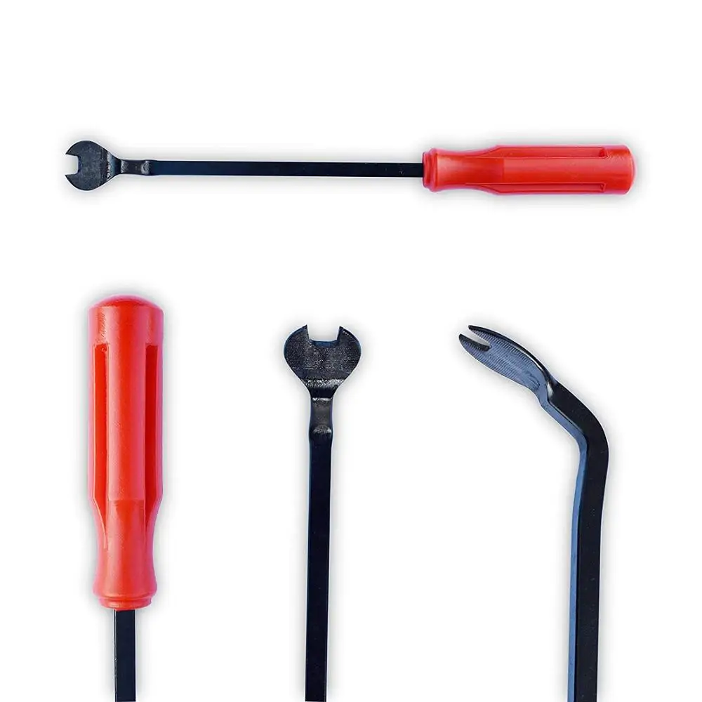 set Car Removal Tools Automobile Nail Puller Radio Audio Panel Door Repairing Clip Trim Removal Pry Repair Tool Plastic