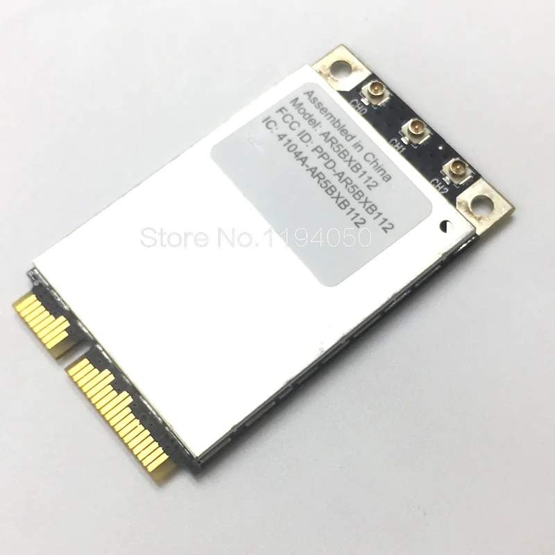 Atheros AR5BXB112 AR9380 Двухдиапазонная 450 Мбит/с Wi-Fi мини PCI-E беспроводная карта для 802.11a / b / g / n Wlan карты